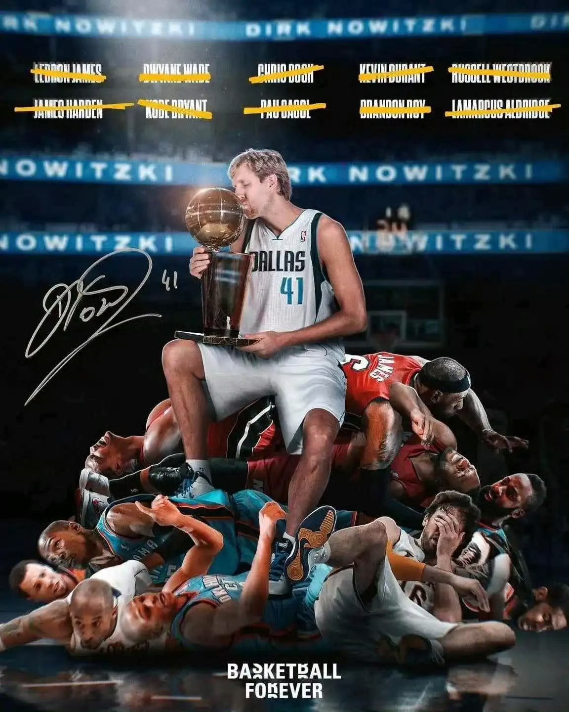 爱游戏体育-关于NBA祝14届全明星，MVP，总决赛MVP诺维茨基生日快乐的信息