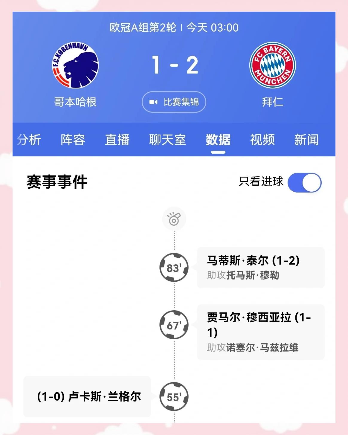 爱游戏体育-拜仁触底反弹，晋级目标毫不含糊