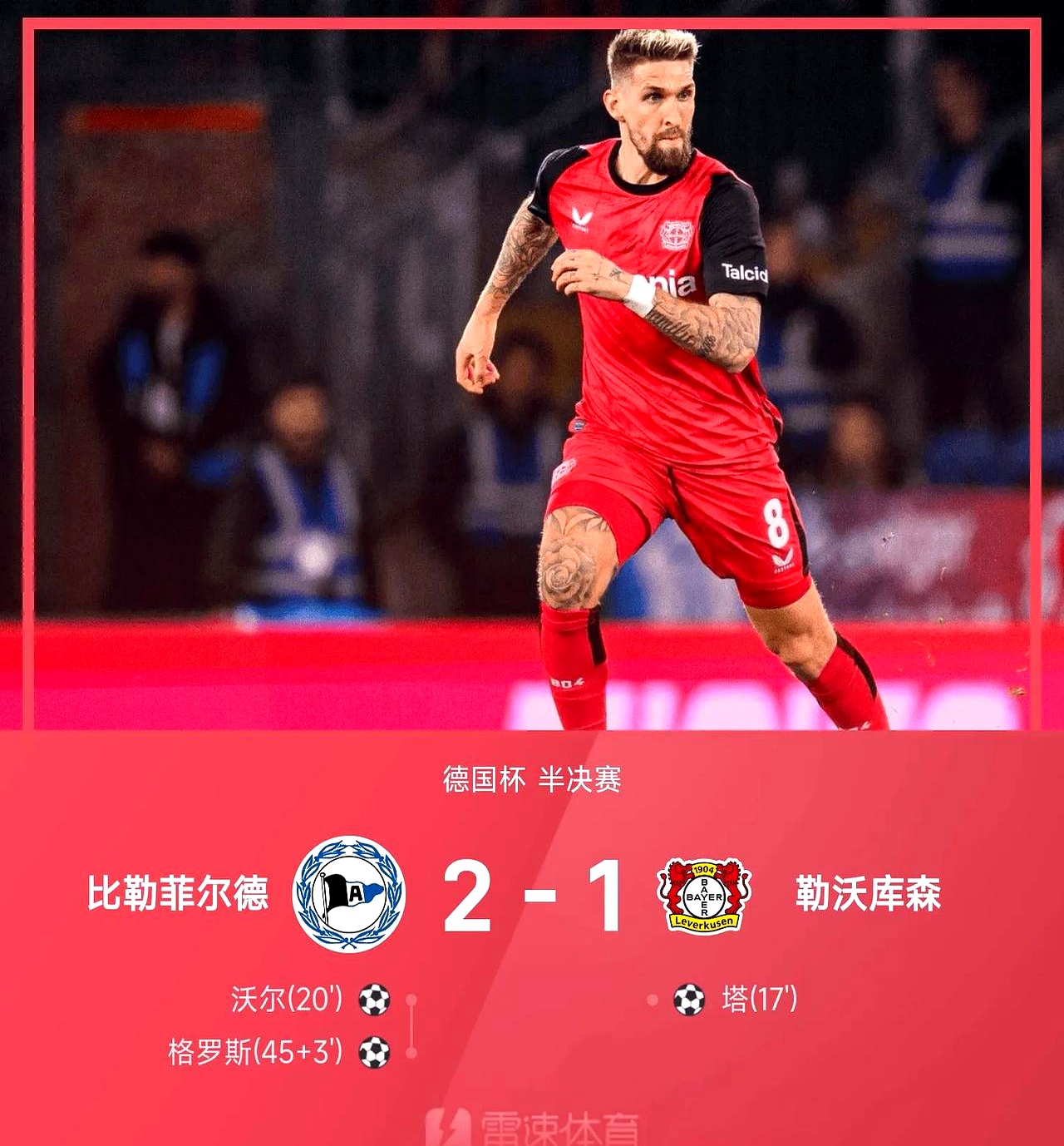 包含勒沃库森惨遭多特蒙德血洗，失去优势的词条